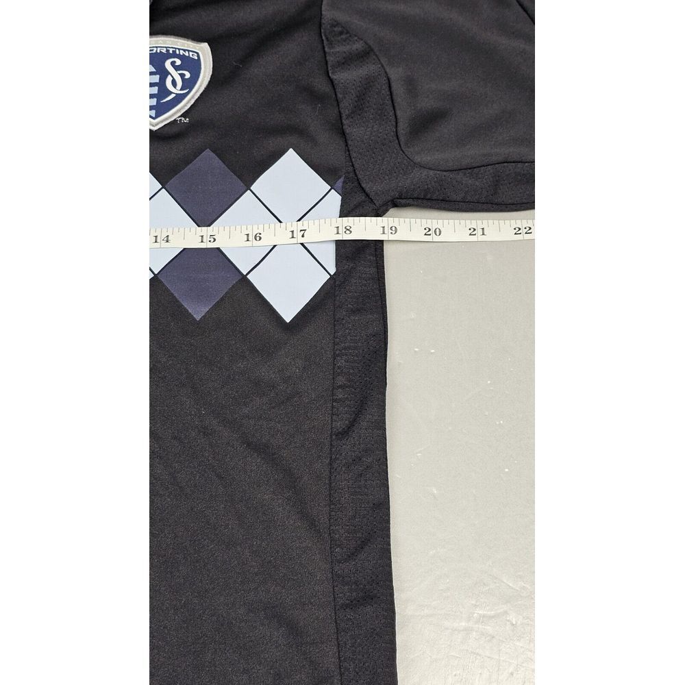 Adidas Sporting KC Soccer‎ Jersey Youth Large. 2013/2014 3rd Formotion Argyle. - Picture 5 of 7